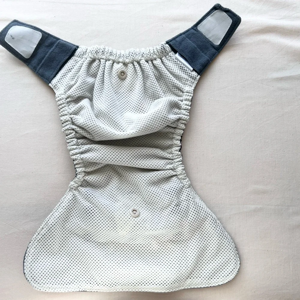 Grovia Hybrid Re-usable Diaper Shell Hook & Loop Closure - Orchard - Picture 4 of 7